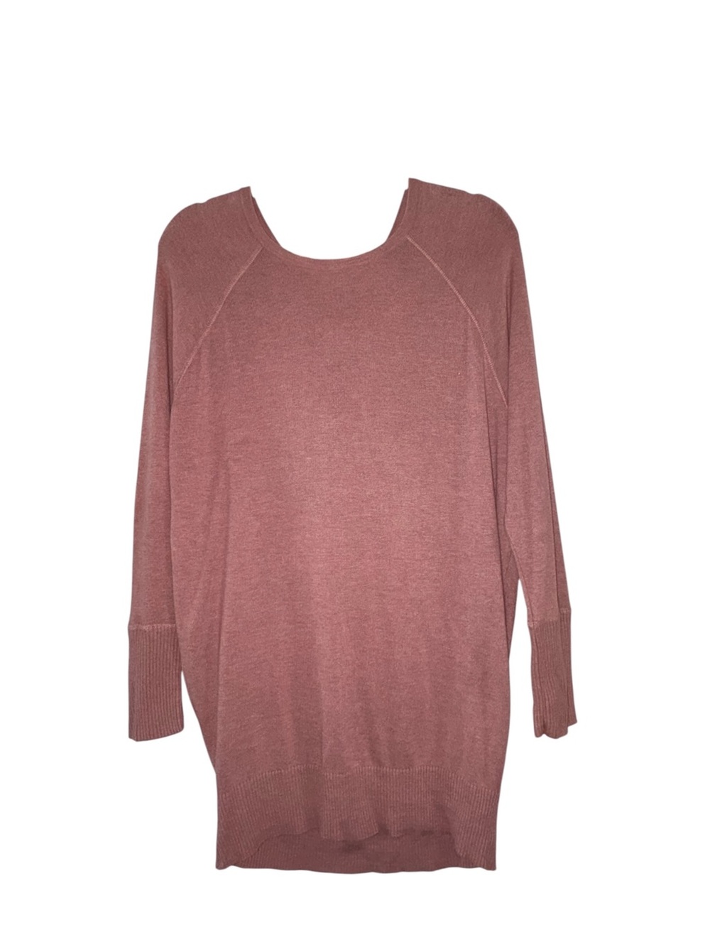 Relaxed Crewneck Top in Dusty Rose